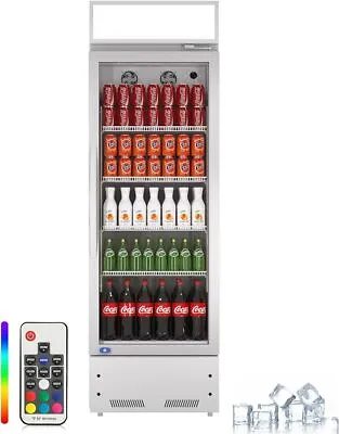 11 Cu.ft Merchandiser Refrigerator Glass Door Commercial Display Cooler Bar NEW • $927.99