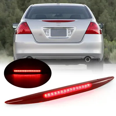 For Honda Accord 7th 2006-07 Red Tail Light 3RD High Mount Rear Stop Brake Lam • $46.99