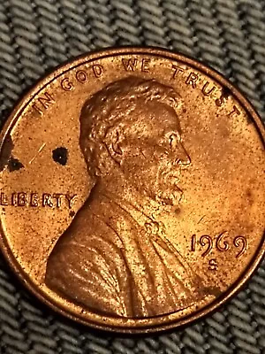 1969 S Lincoln Memorial Cent Penny  • $10