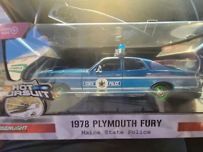 2022 Greenlight 1978 Plymouth Fury Maine State Police 1/24 Green Machine • $50