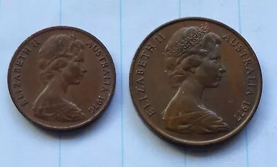 1976 1 Cent And 1977 2 Cent • $3