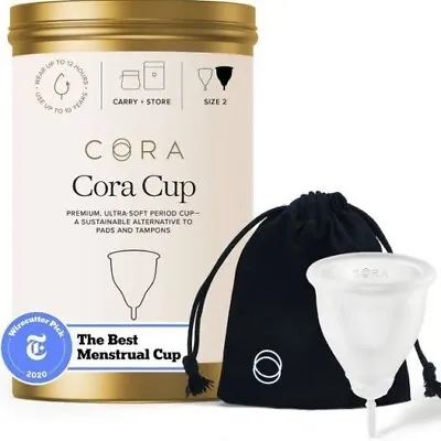 NEW Cora 'The Cora Cup' Menstrual Cup - Size 2 • $7.99