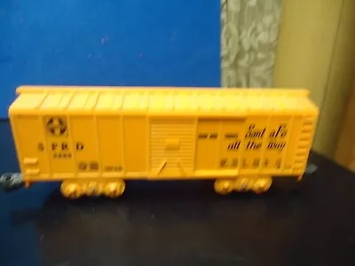 Vintage Marx O Gauge Santa Fe All The Way Yellow Orange? Box Car #3280 Very Nice • $4.99