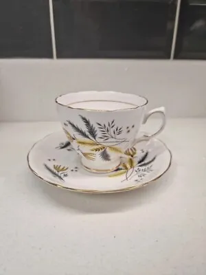 Vintage Colclough Pattern 6791 Bone China Tea Cup And Saucer • £14.99