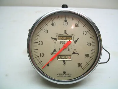 Stewart Warner Police Special Speedometer 5-1/4  Great For Hot Rod Or Rat Rod • $599.99