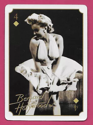 Marilyn Monroe Playing Card Single Swap Four Of Diamonds - 1 Card • $2.24