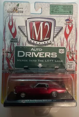 M2 Machines 1/64 1970 Ford Mustang Boss 429 Red Auto-drivers Diecast Model Car • $20