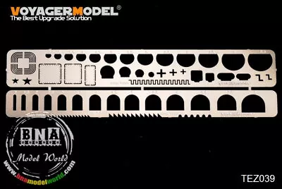 $3.31 • Buy Voyager Models Scribing Template Set 10