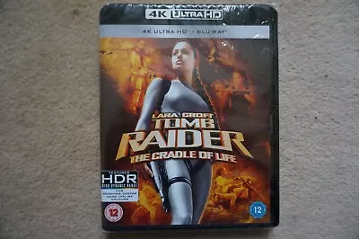 4k Uhd Blu-ray  Tomb Raider The Cradle Of Life    Brand New Sealed Uk Stock • £22.78