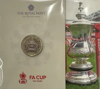 2022 £2 - Fa Cup Two Pounds - Brilliant Uncirculated - Bu Coin Pack • £15.99