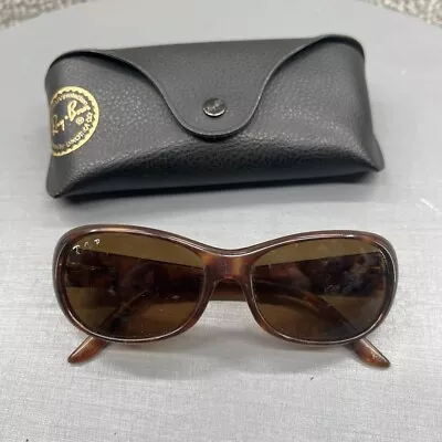 Ray Ban RB4061 Brown Tortoise Havana Butterfly Women Sunglasses Frames Case ONLY • $14.95