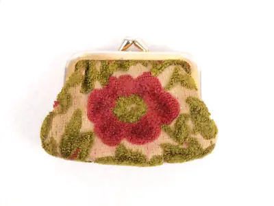 Vintage Neiman Marcus Coin Pouch Purse Tapestry Flower Mini Bag 3  Germany • $24.99
