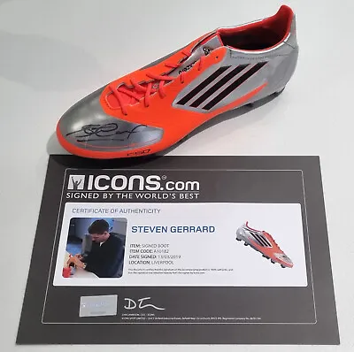 £259.92 • Buy Steven Gerrard Liverpool Signed Football Boot - Icons UK Authentication