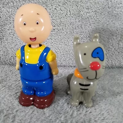 Caillou And Gilbert Cat Interchangeable Buildable Toy Action Figures • $15.88