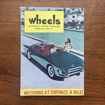 Vintage Oct 1956 'wheels Magazine' General Motors Motorama Syndey Car Show • $28