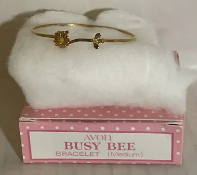 Vintage Avon Busy Bee Children's Girl Bracelet New Old Stock Medium In Box • $8