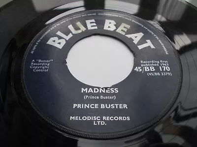 £5.50 • Buy Prince Buster - Madness 7'' Vinyl Blue Beat 1963 Listen