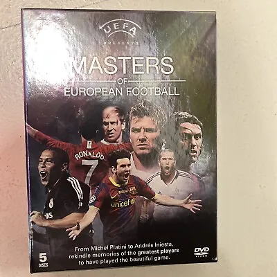 UEFA Masters Of European Football - 5 DVD BOX SET DVD Ronaldo • £6