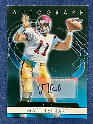 2006 Topps Matt Leinart Rookie Autograph Cardinals Rc #t-ml • $35