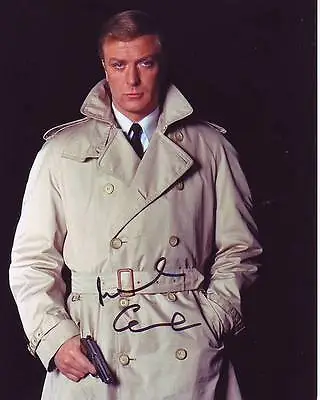 MICHAEL CAINE Signed 8x10 THE ITALIAN JOB CHARLIE CROKER Photo W/ Hologram COA • $120.96