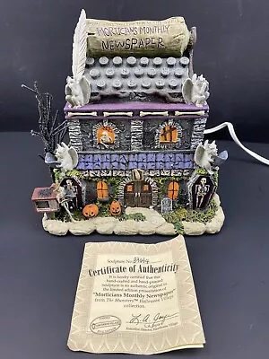 Hawthorne Village The Munsters Morticians Monthly Newspaper Halloween House WCOA • $25