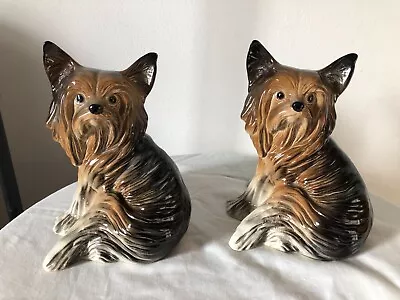 £12.95 • Buy 2 X MELBA WARE YORKSHIRE TERRIER FIGURES 18cm