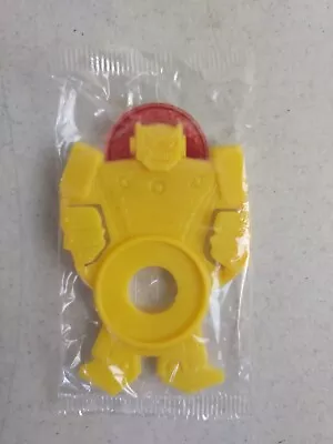 $9.99 • Buy Vintage 1985 Kelloggs Cereal Premium Robot Bike Reflector Yellow Red Sealed NOS