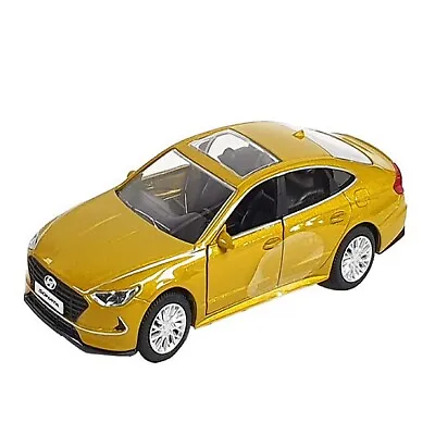 Hyundai Motor Car SONATA DN8 Diecast Mini Toys Figure Gold Color 1/38 Scale • $22.90