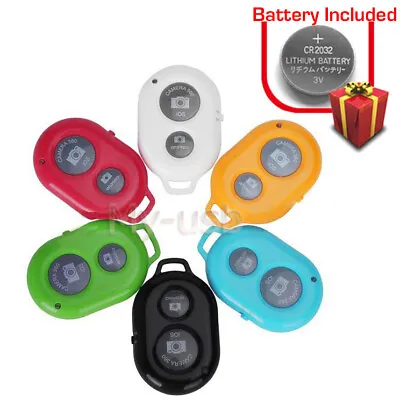 New Bluetooth Remote Control Camera Selfie Shutter Stick For IPhone IOS Android • £2.99