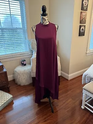 NWT Women’s BCBG Purple High Low Dress $198 Size M • $10