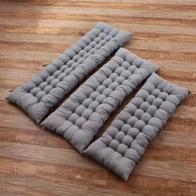 110/125/160cm Sun Bed Lounger Bench Cushion Garden Recliner Chair Seat Thick Pad • £8.95
