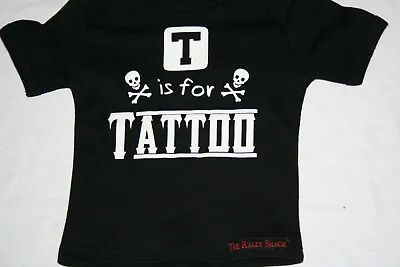 £6.50 • Buy T Is For Tattoo - Alternative Black Baby T Shirt 