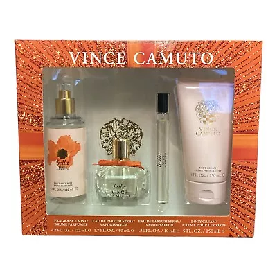 Vince Camuto Bella Eau De Parfum Spray 4 Piece Gift Set • $34.99