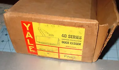 Vintage Yale Eaton Door Closer Narrow Projection Right Handed 40 Series USA NOS • $75