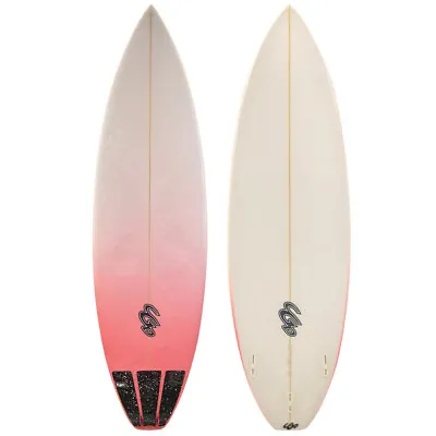 5'9  Chris Gallagher Used Shortboard Surfboard - Pink Sunburst • $324.99