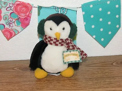 NWT Debbie Mumm Penguin Plush Hugsy McFinn Earmuff Mummford Mervyns Christmas  • $14.44