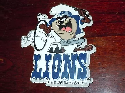 TAZ DETROIT LIONS LOONEY TUNES Vintage Old NFL Football MAGNET Standings Board • $9.99