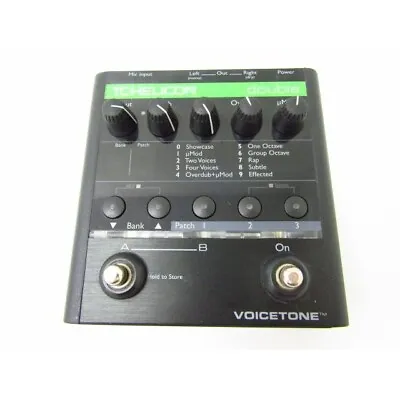 TC Helicon Voicetone Double Vocal Effects Pedal - Used • $191.30