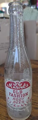 Vtg Rare Marvel’s Root Beer Soda Bottle A W Marvel & Sons Ridgely Maryland 1941 • $34.95
