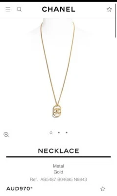 $750 • Buy Chanel Necklace 