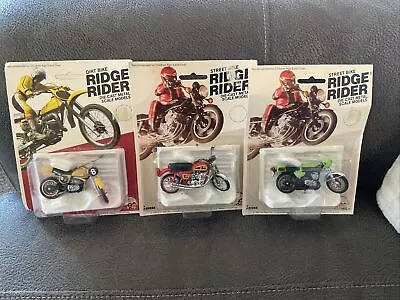 Vintage Ridge Rider Die-Cast Metal Scale Models Motorcycles • $50