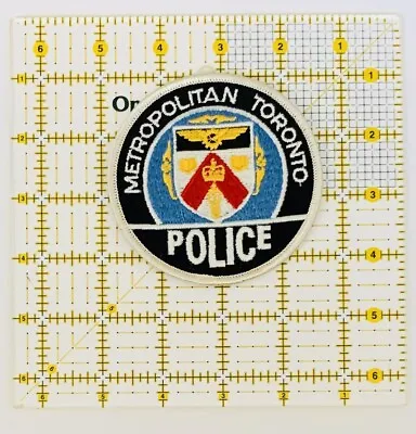 Toronto Metropolitan POLICE PATCH Unused Original Iron On • $8.99