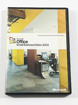 Microsoft Office 2003 Small Business Edition Complete In Box PC Program • $14.95