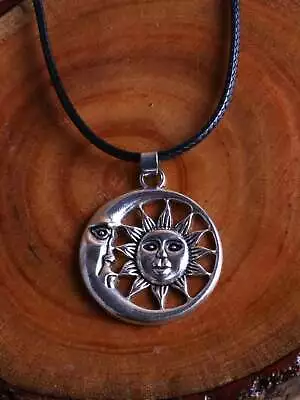 Sun & Moon Charm Necklace For Women Novelty Necklace Creative Necklace • $5.32