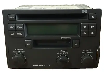 2001-2004 Volvo S40 V40 Radio Receiver Casette Player HU-615 306233160 Untested • $59.99