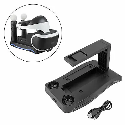 $39.96 • Buy VR Headset Stand Charging Base Station Handle Controllers Rack For PS4VR 2