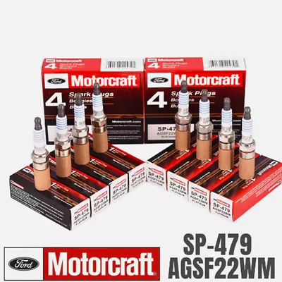 8X Genuine OEM Motorcraft Platinum Spark Plugs For Ford 5.4L 6.8L AGSF22WM SP479 • $28
