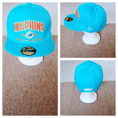Miami Dolphins Nfl Football Snapback Hat. • $25