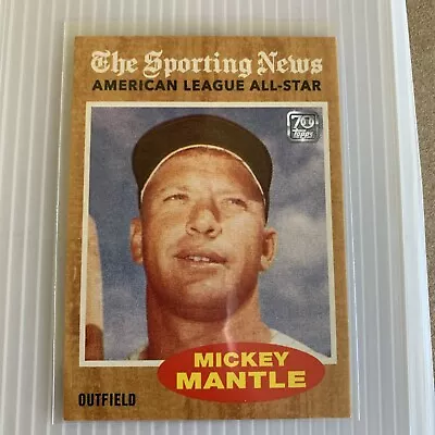 2021 Topps  X  Mickey Mantle  Collection   1962 The Sporting News  A.l. All-star • $0.99