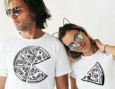 Shirts Couples Pizza T Shirt Pizza Wife Husband Just Married Matching Couple • $17.88